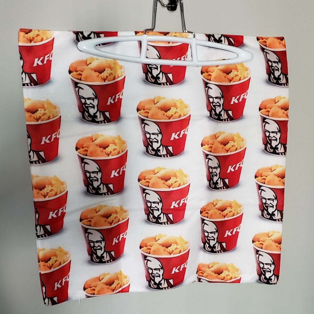 KFC Fried Chicken Pillow Cover Red and White Funny